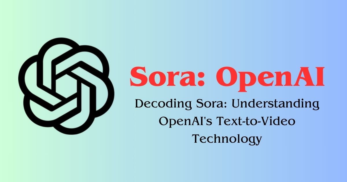 OpenAI's SORA